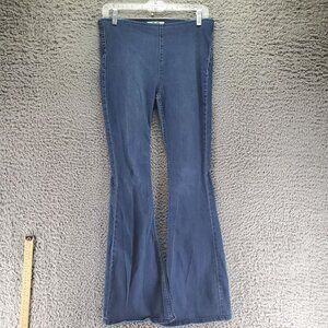 We The Free Jeans Womens 29 Blue Flare Leg Stretch Denim
